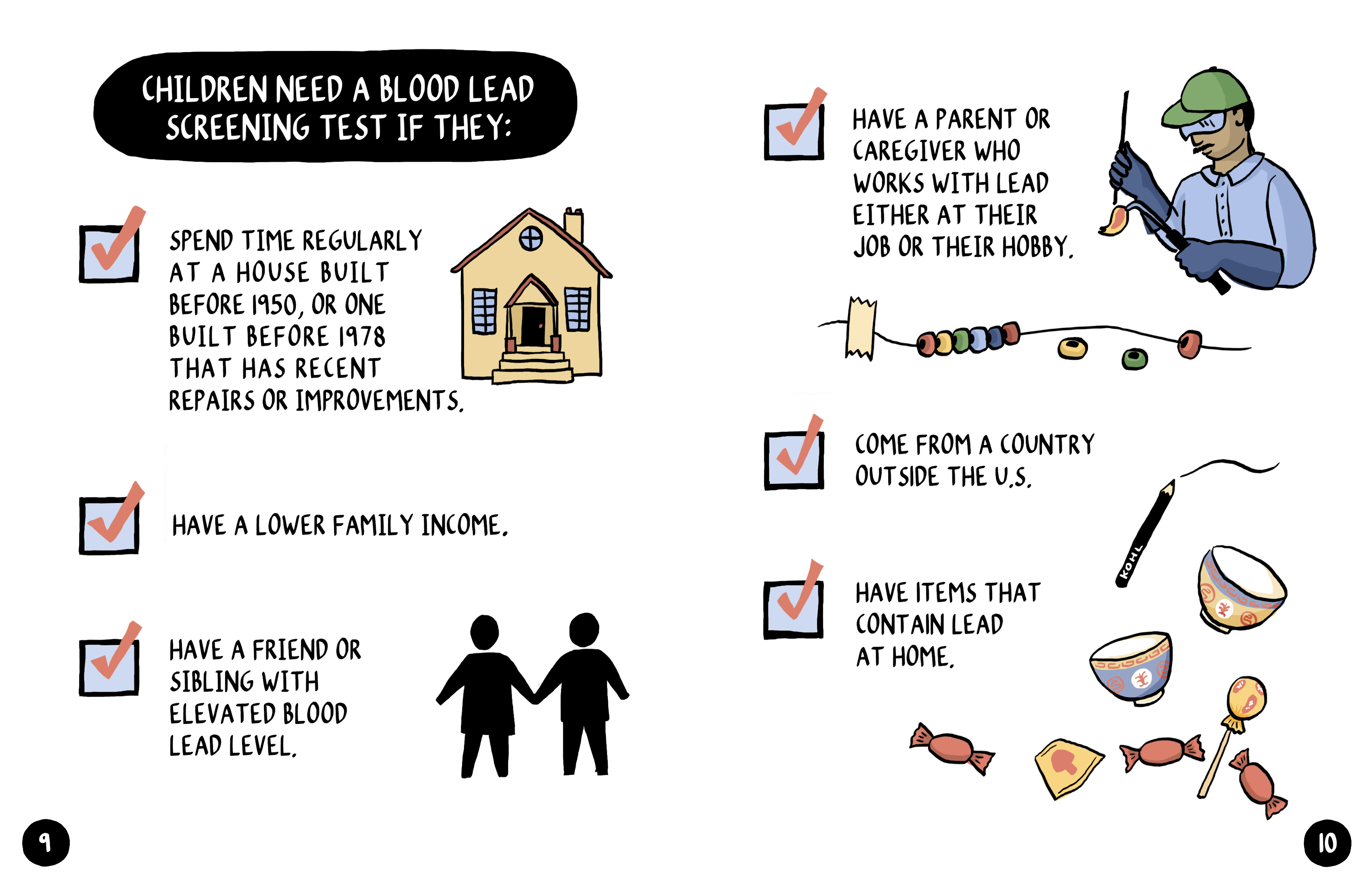 LEAD TESTING AND BRAIN DEVELOPMENT – A M Y C A M B E R C O M I C S